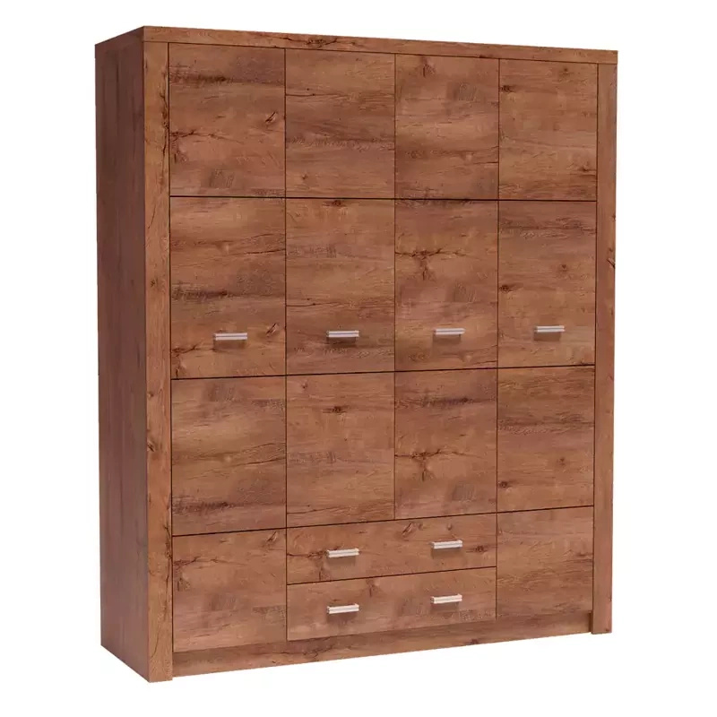 Duża szafa do sypialni półki szuflady INELI