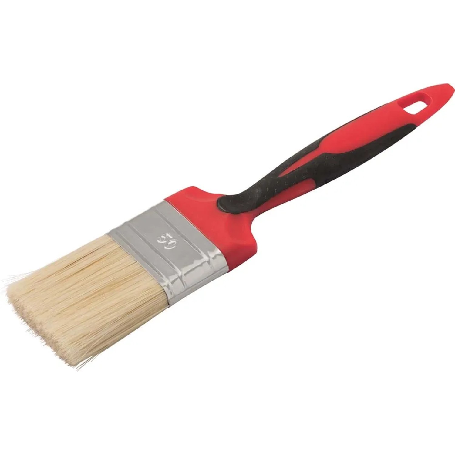 LUX-TOOLS Pędzel płaski do farb rozpuszczalnikowych 2K 50 mm