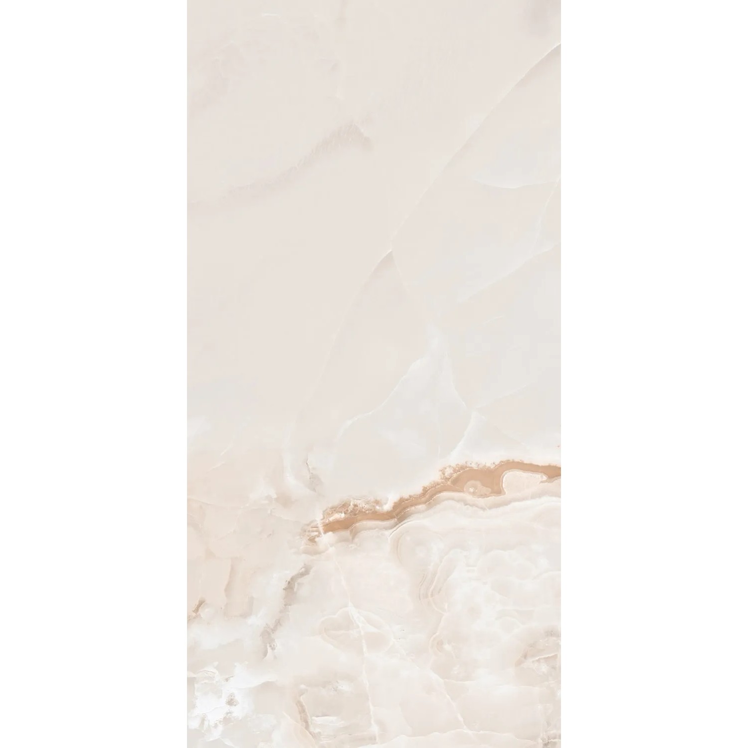 Gres szkliwiony polerowany Hampton bianco 60 x 120 cm