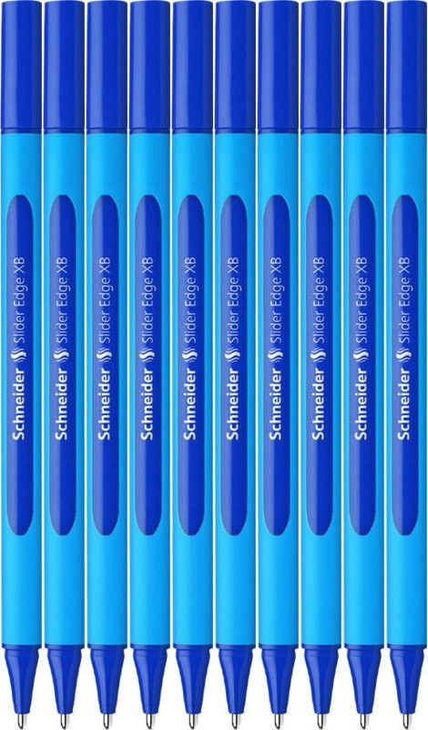 10x Długopis Schneider Slider Edge, XB, niebieski