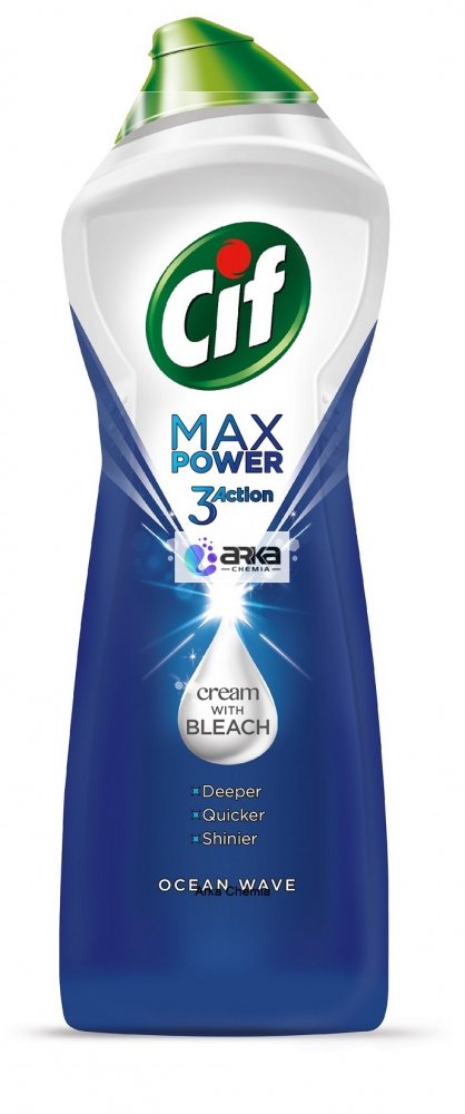 Mleczko do czyszczenia Cif Max Power Ocean Wave, 1001g