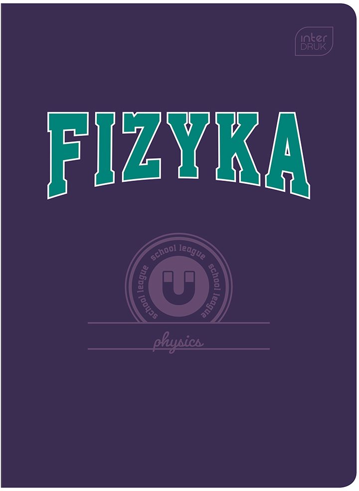 Zeszyt przedmiotowy w kratkę Interdruk Fizyka, A5, 60 kartek