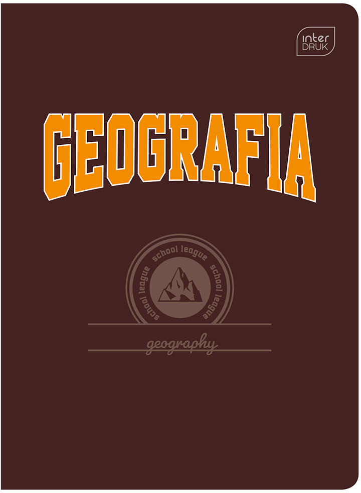 Zeszyt przedmiotowy w kratkę Interdruk Geografia, A5, 60 kartek