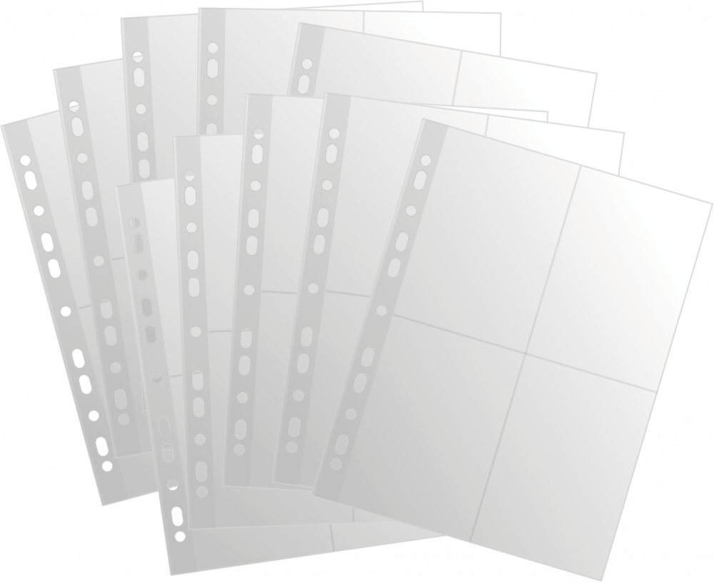 20x Koszulka krystaliczna na zdjęcia Donau, A4, 60 μm, 1 sztuka, transparentny