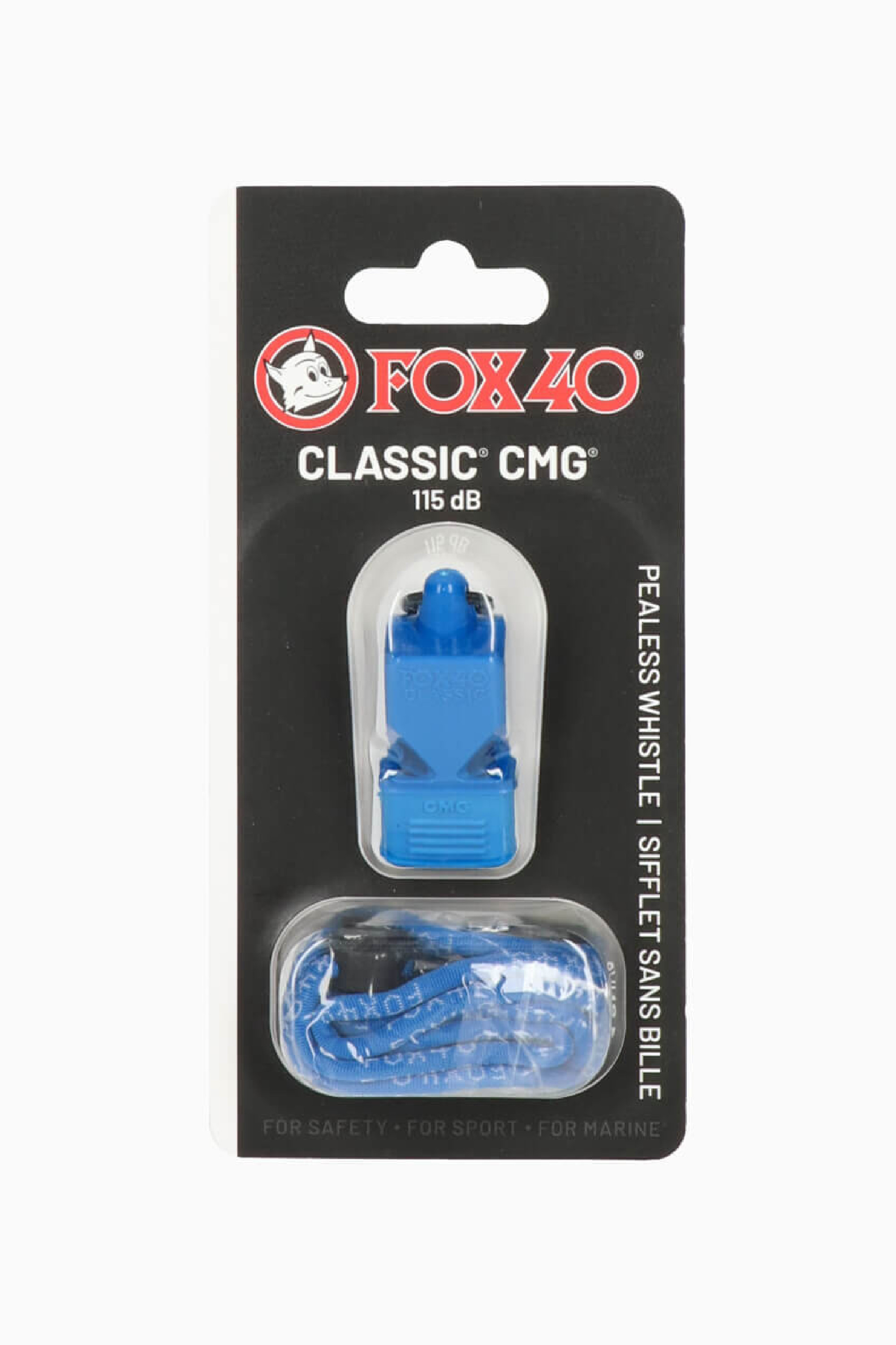 Gwizdek ze sznurkiem Fox40 Classic CMG - Niebieski