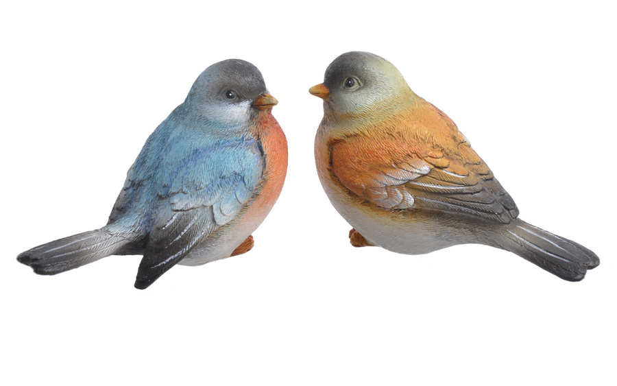 Ptaszek niebieski/pomarańczowy 2 wzory 1 szt