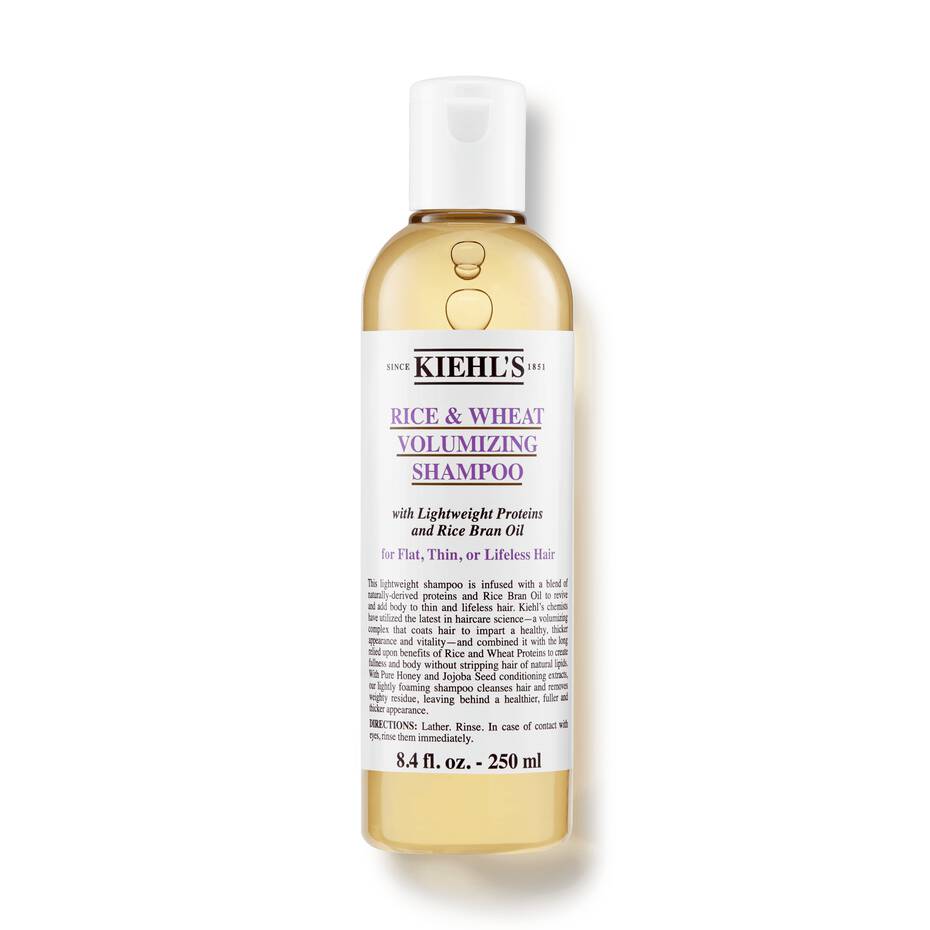 Kiehl's Rice and Wheat Volumizing Shampoo - Szampon zwiększający objętość 250 ml Butelka