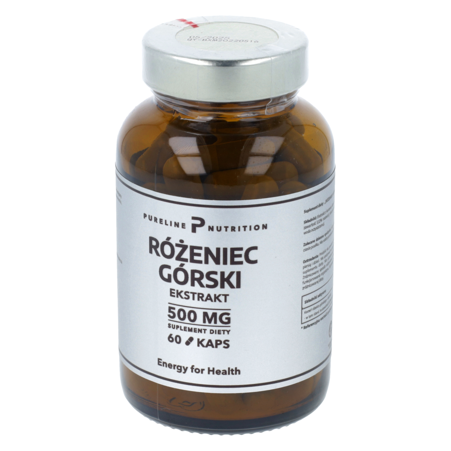 Pureline nutrition różeniec górski, 60 kapsułek