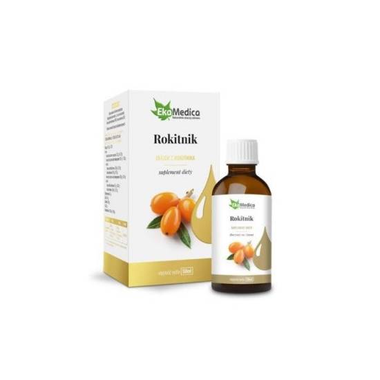 Ekamedica olejek rokitnikowy 100%, 50 ml