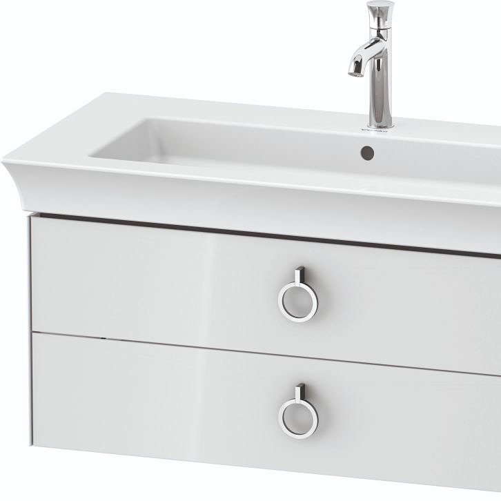Duravit White Tulip szafka 98,4 cm podumywalkowa wisząca biały wysoki połysk WT435208585 - Wysyłka w 24h