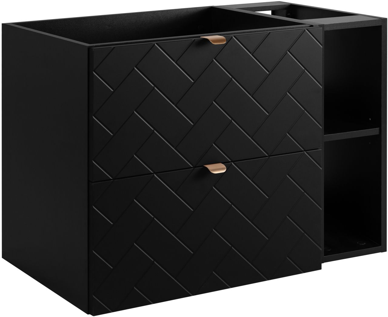 Zestaw Rodan Trend zestaw mebli łazienkowych 80 cm czarny (5906154450843, 5906154452168)