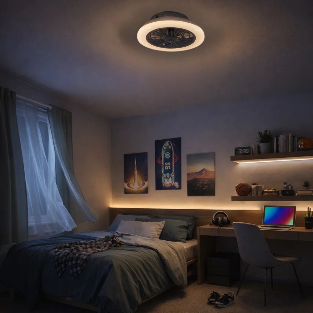 Rabalux Dalfon lampowentylator podsufitowy 1x24 W biały 71348 - Wysyłka w 24h