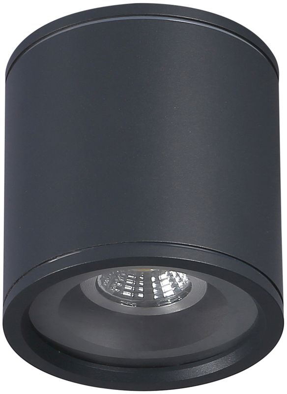 Italux Tormi lampa podsufitowa zewnętrzna 1x35 W czarna OPN-39039-BK