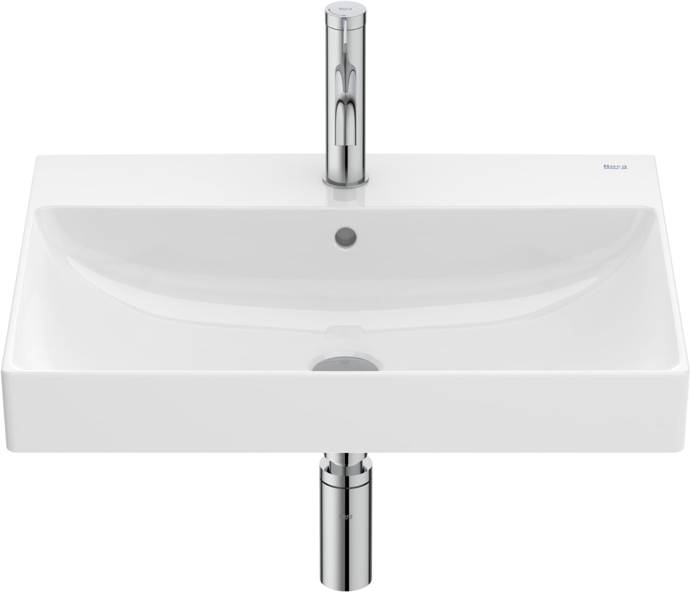 Roca Ona umywalka 60x46 cm prostokątna ścienna-meblowa biała A327686004 - Wysyłka w 24h