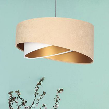 BPS Koncept Galaxy lampa wisząca 1x60 W biała-złota-beżowa 060-018 - Wysyłka w 24h