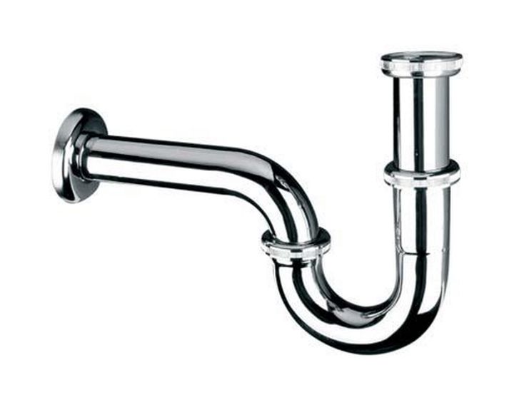 McAlpine syfon umywalkowy rurowy chrom 215CB