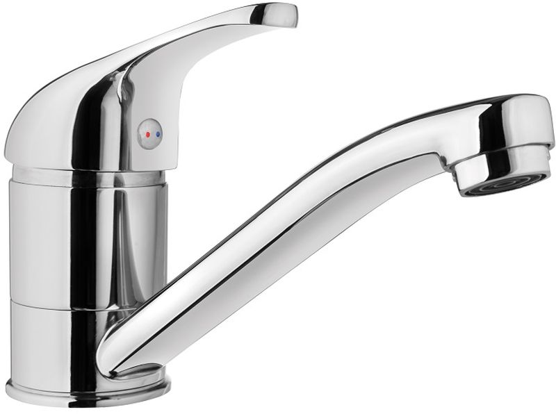 Invena Perea bateria umywalkowa stojąca chrom BU-05-K01