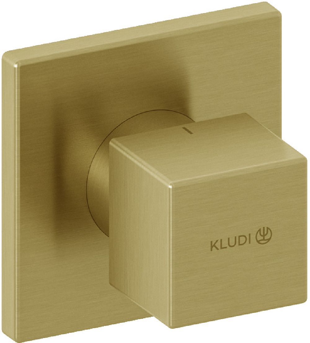 Kludi Decus element zewnętrzny zaworu podtynkowego złoty szczotkowany 54816N075