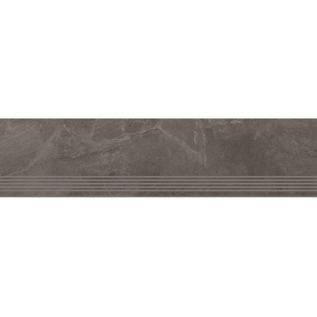 Gres szkliwiony stopnica MARENGO graphite mat 29,8x119,8 gat. I