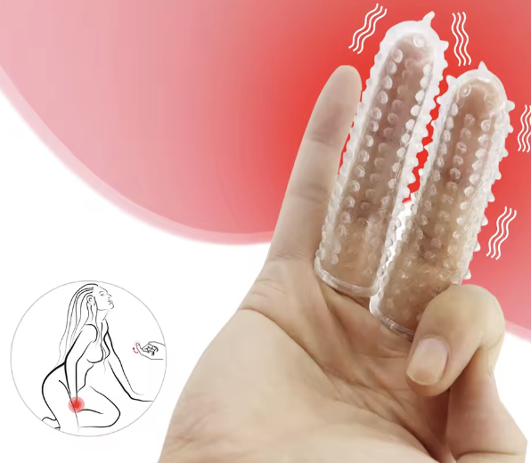 Zestaw nakładek z wypustkami do masturbacji 101