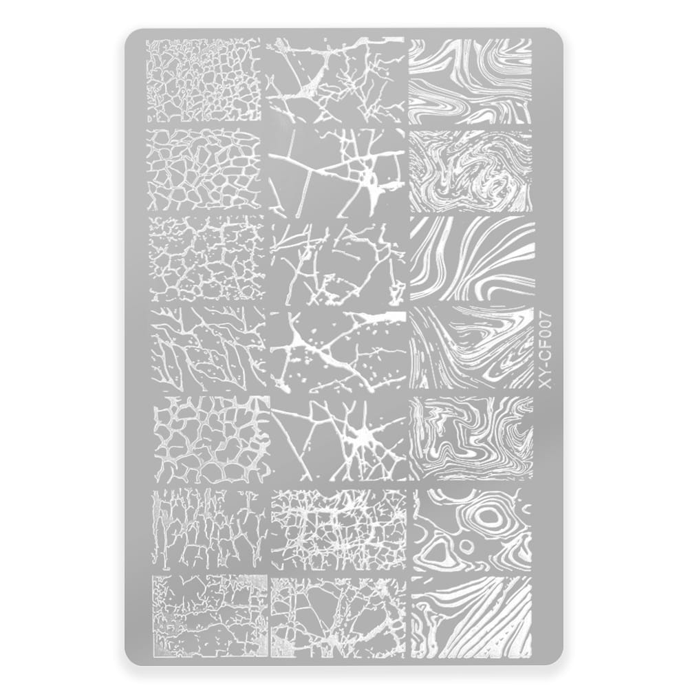 Blaszka ze wzorkami do stempli XY-CF007