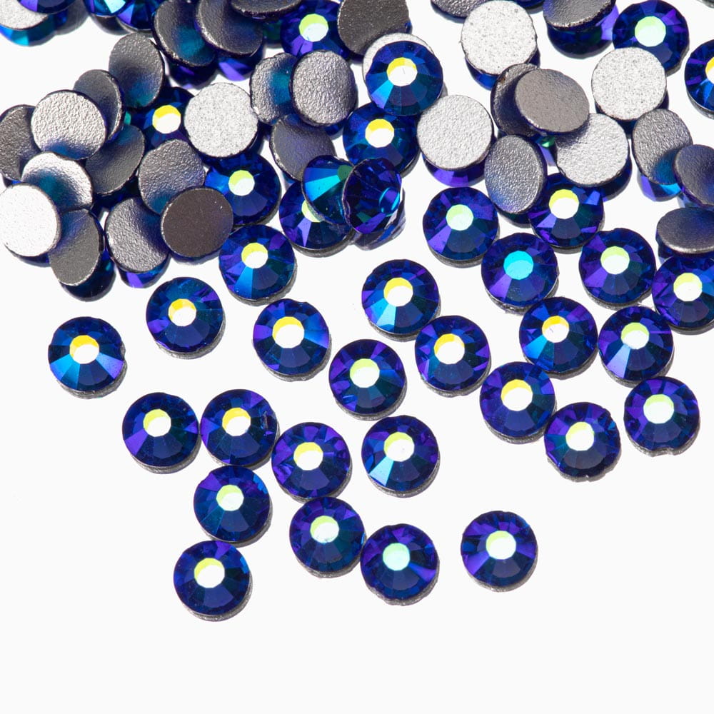 Cyrkonie do paznokci szklane ss10 sapphire ab ok.1440 szt paczka