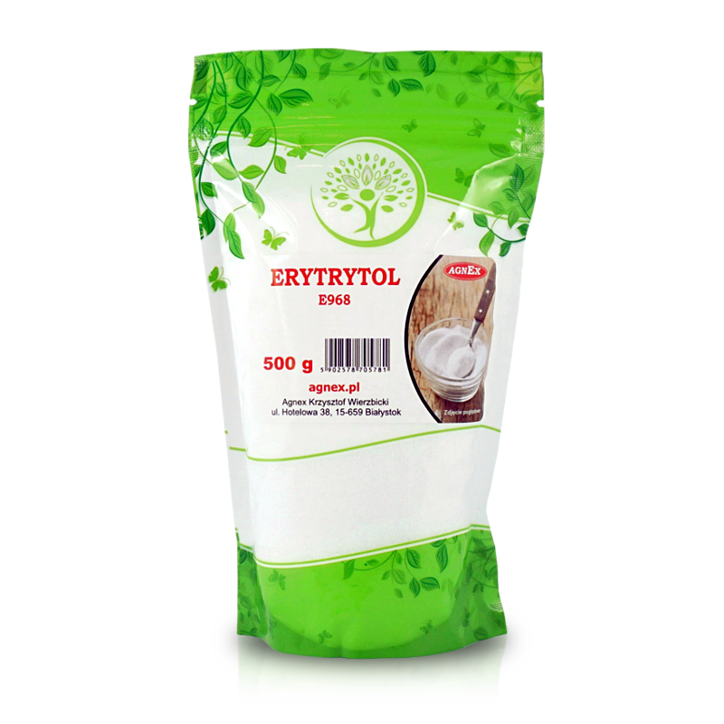 Erytrytol naturalny słodzik 0 kalorii 500 g