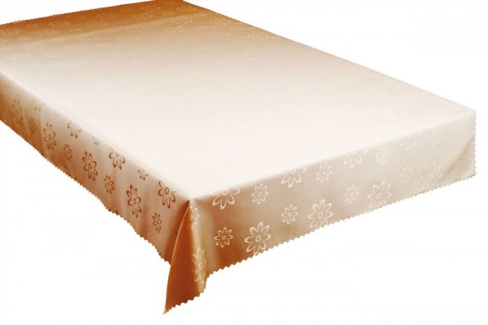 Obrus plamoodporny Jedeka 140x260 prostokąt Kolor: Łosoś wz. 020