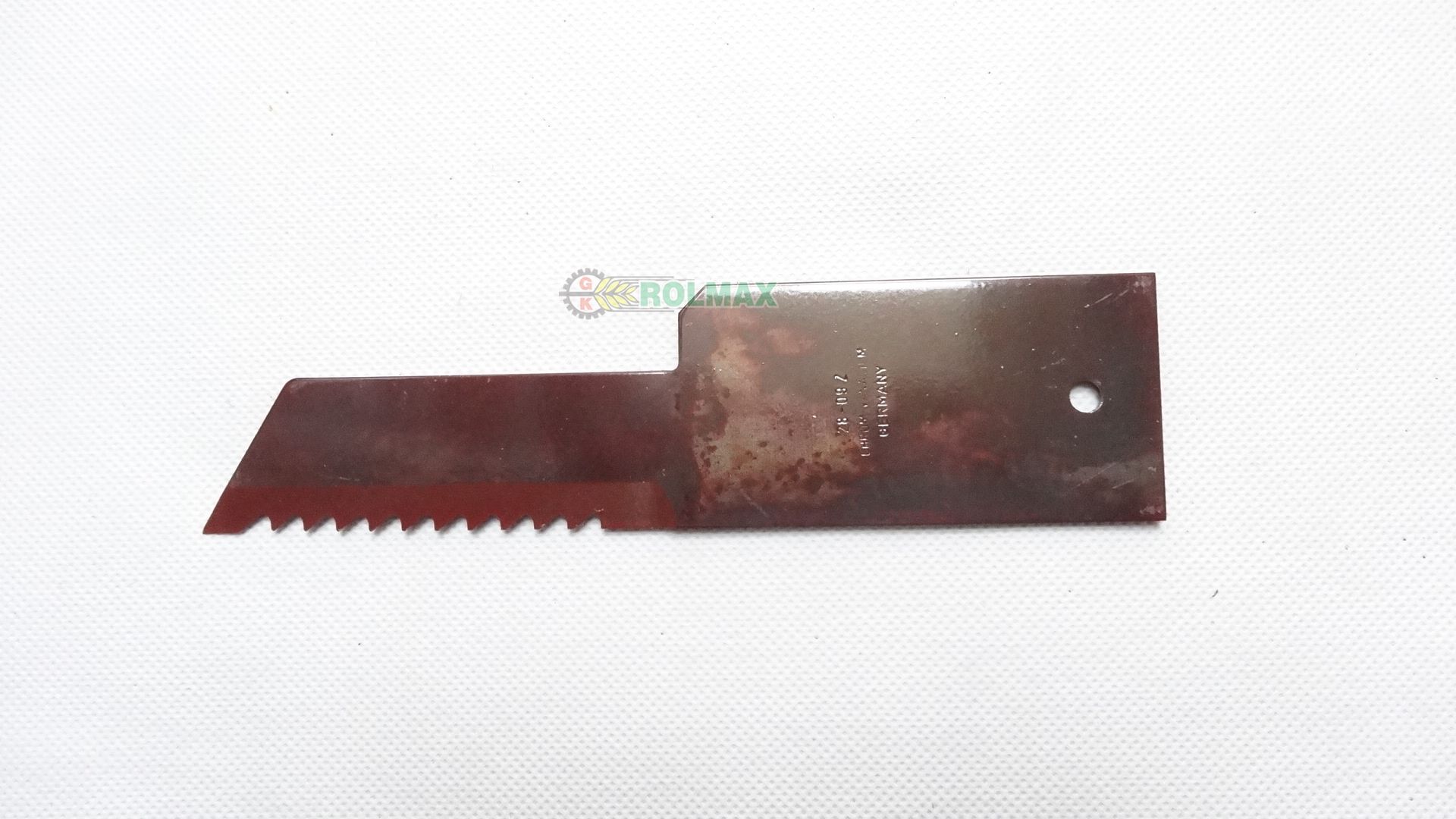 Nóż sieczkarni John Deere Z59033 3mm fi 6,5mm