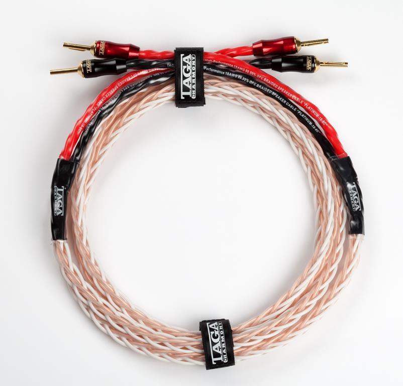 Kabel głośnikowy taga harmony platinum-18-8c 2 x 3m