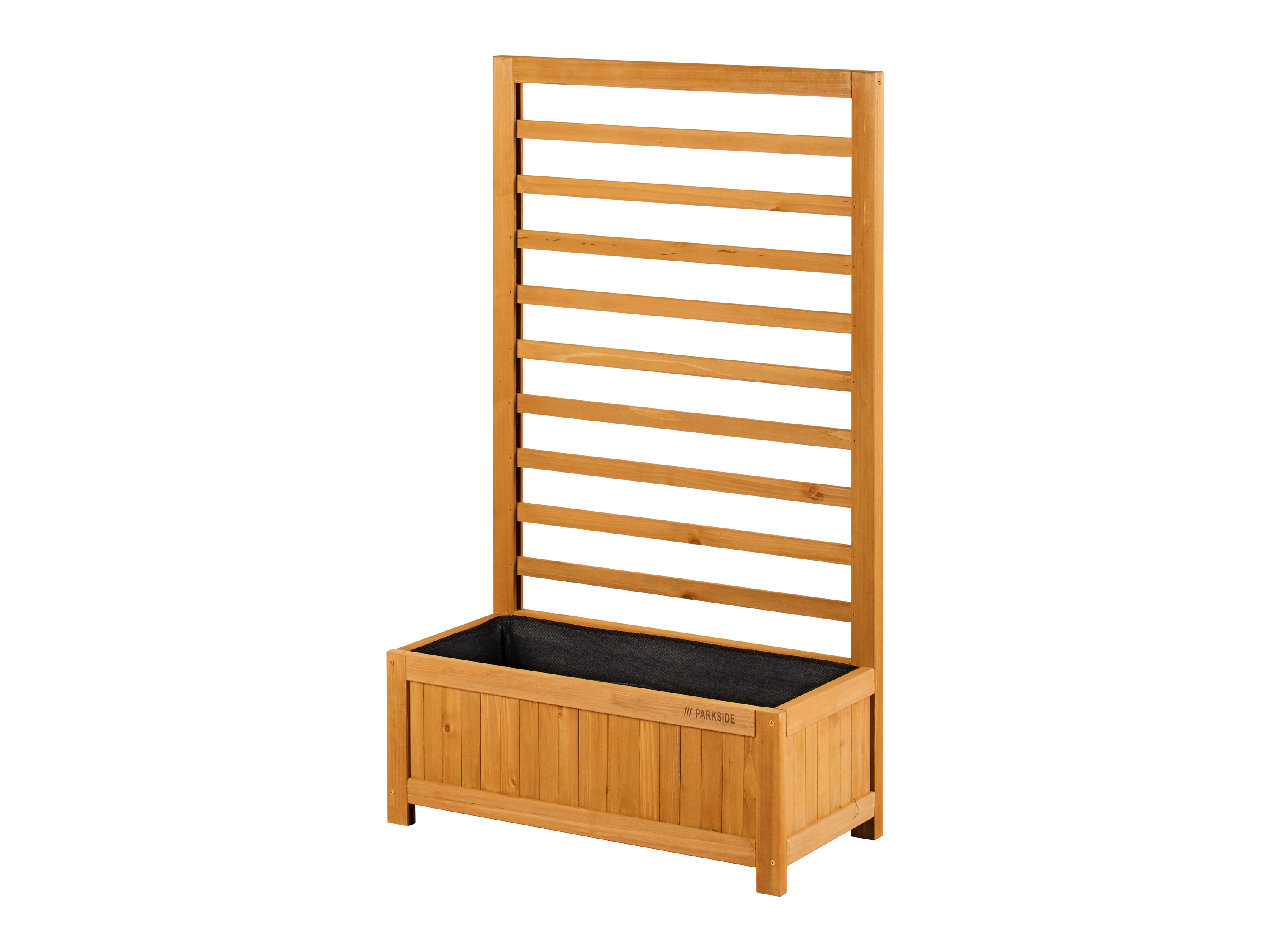 Parkside Skrzynka na rośliny z kratką do pnączy, 20 l Naturalny