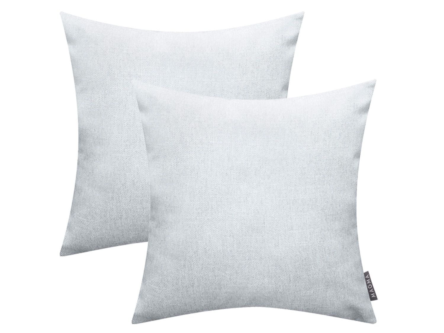 Magma Komplet 2 poszewek na poduszkę Riva 50 x 50 cm, Szary