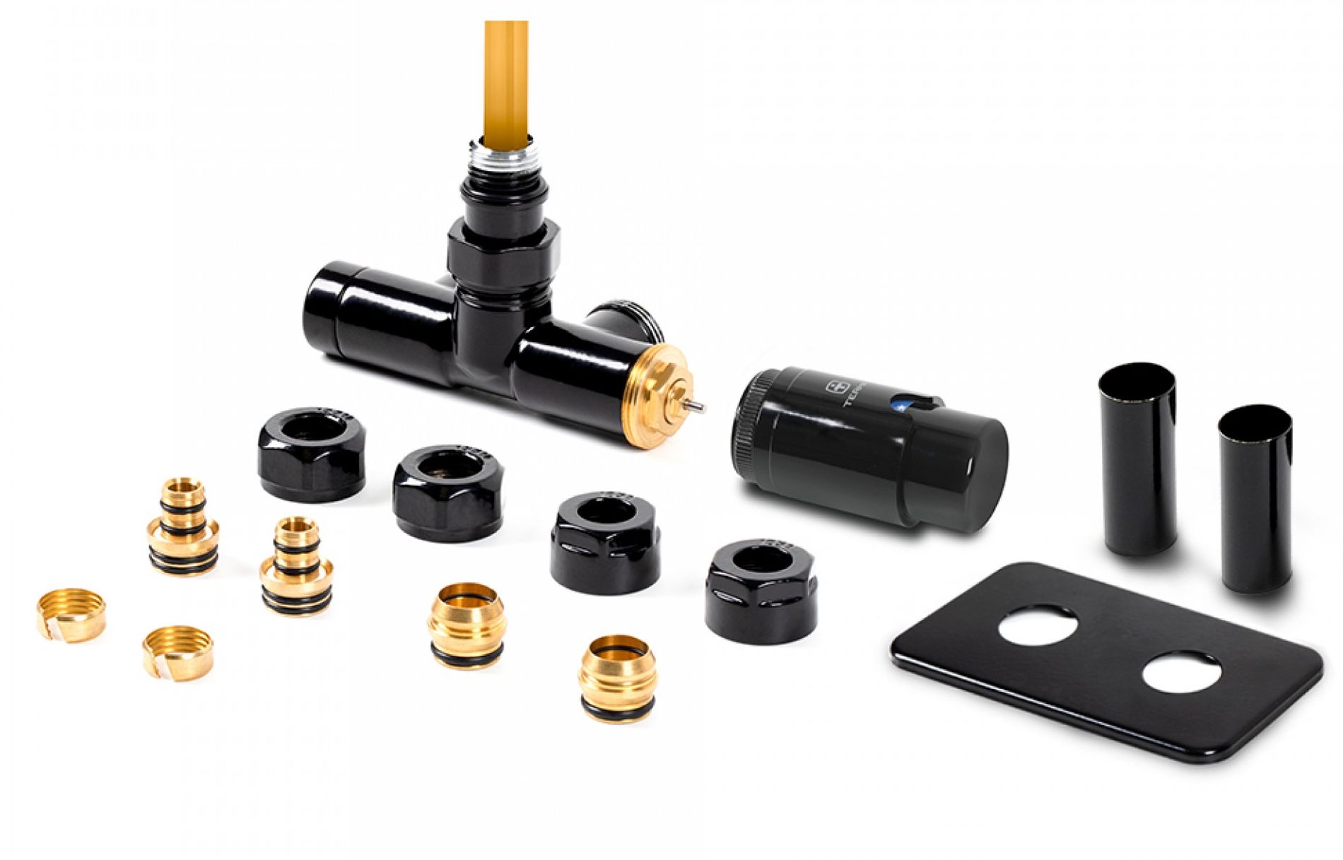 Darmowa Dostawa - Zestaw termostatyczny czarny Terma Unico All in One TGETUNICLK9P5