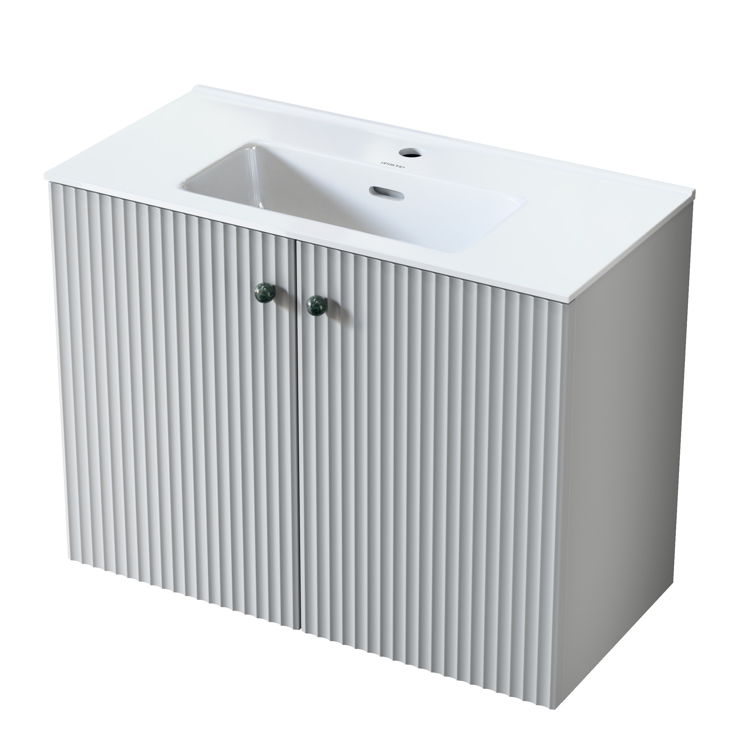 Darmowa Dostawa - Szafka 79.6x38.2x60 cm podumywalkowa wisząca szara Uptrend Panarea 005SU8004