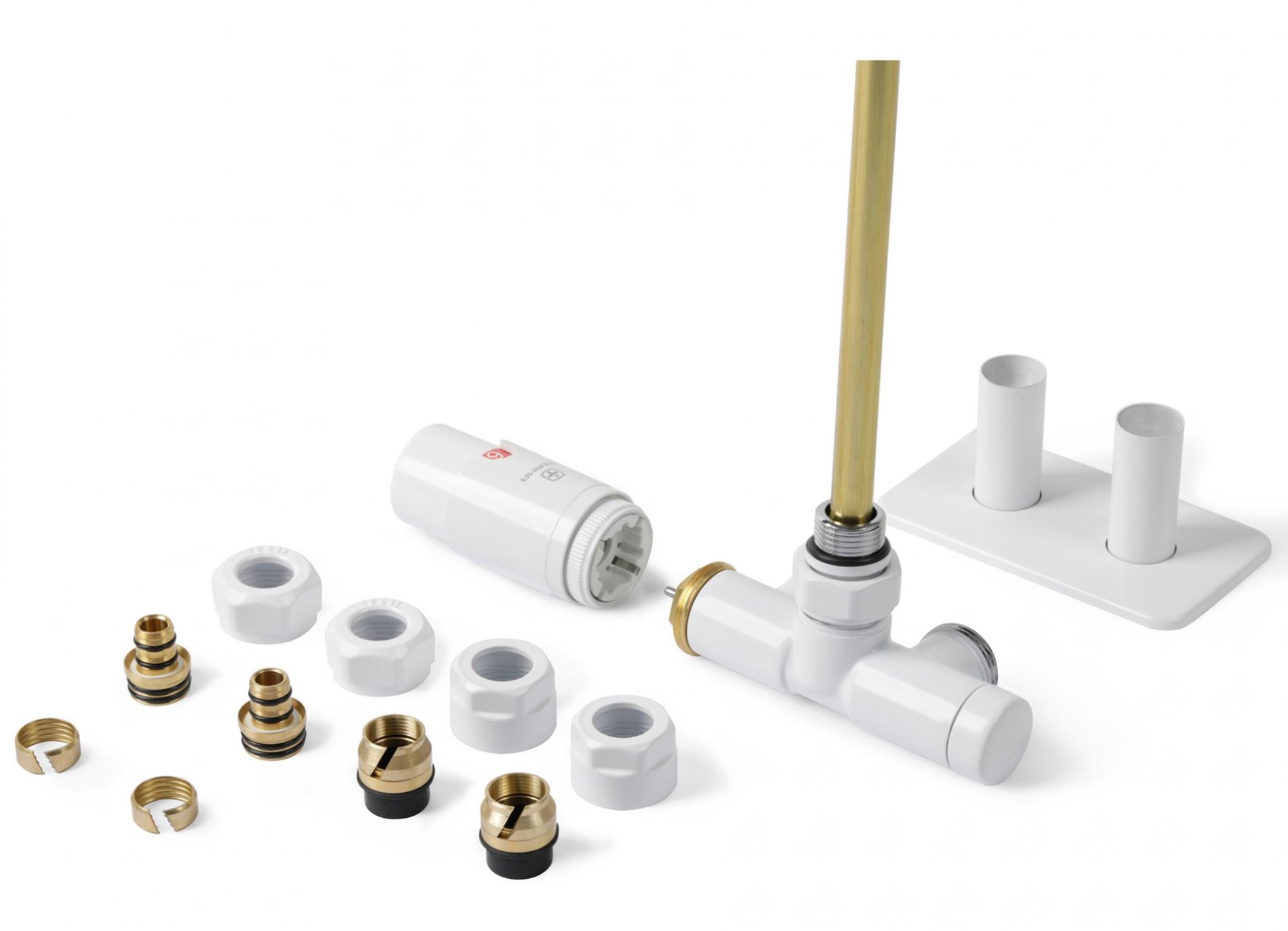 Darmowa Dostawa - Zestaw termostatyczny biały Terma Unico All in One TGETUNICPK916