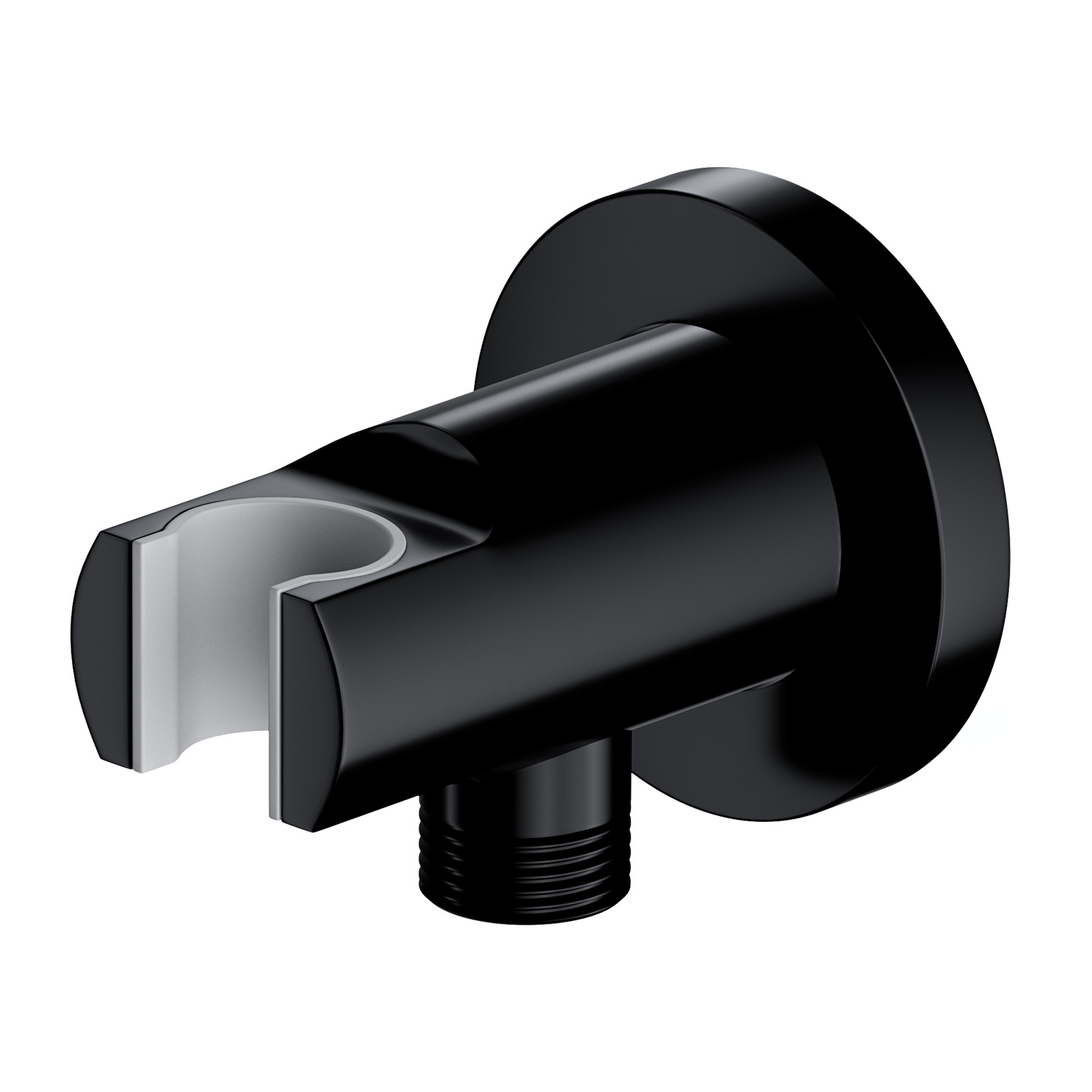 Darmowa Dostawa - Przyłącze kątowe z uchwytem czarny Omnires Invest Project 8873BL