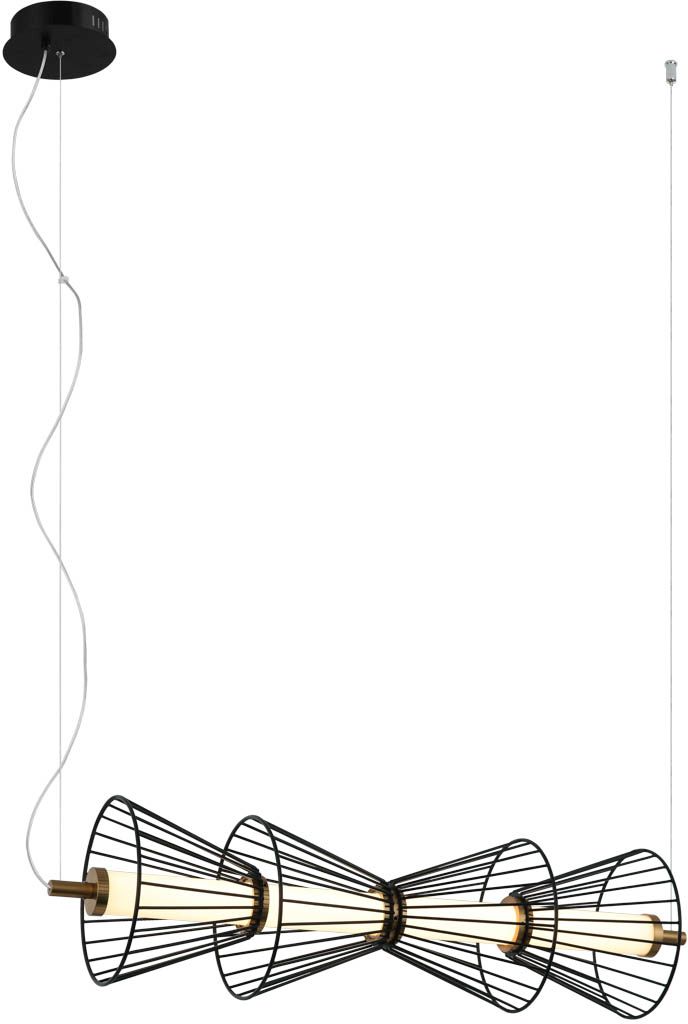 Darmowa Dostawa - Lampa wisząca 1x15 W czarna Italux Sanke PND638494BK