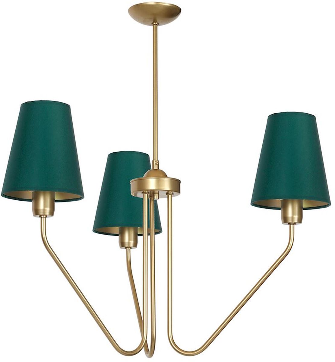 Darmowa Dostawa - Lampa podsufitowa 3x60 W mosiądz Milagro Victoria MLP4907