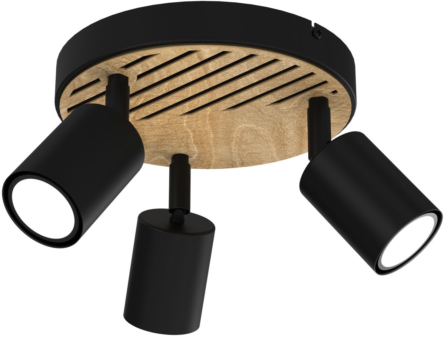 Darmowa Dostawa - Lampa podsufitowa 3x8 W czarny Luminex Terra 9961