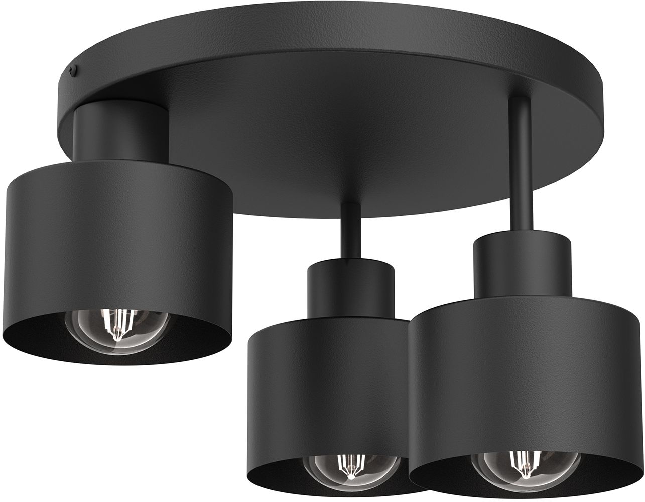 Darmowa Dostawa - Lampa podsufitowa 1x15 W czarna Luminex Parkla 9854