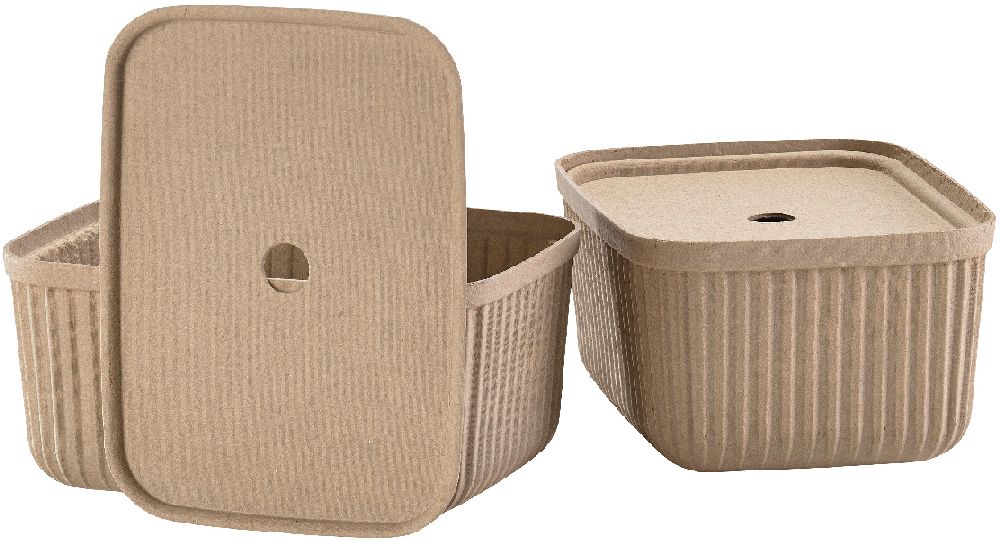 Darmowa Dostawa - Pojemnik łazienkowy brązowy Zone Denmark Pulp 31771