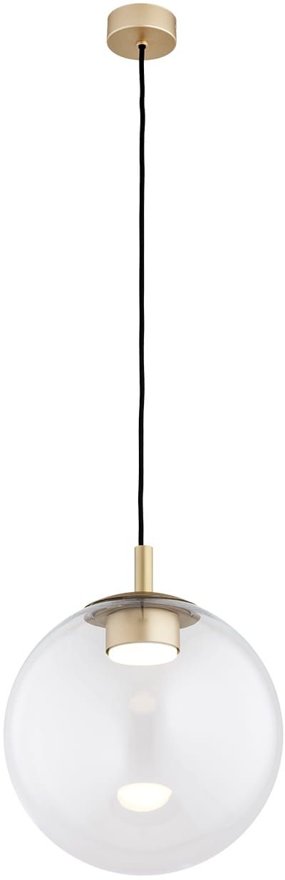 Darmowa Dostawa - Lampa wisząca 1x12 W przezroczysta-złota Argon Sacramento 8828