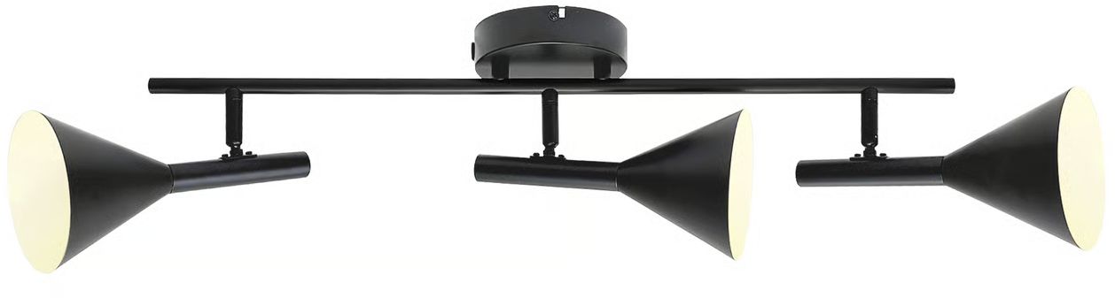 Darmowa Dostawa - Lampa podsufitowa 3x12 W czarna Nordlux Kelvis 2612706003