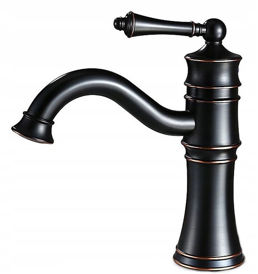 Darmowa Dostawa - Bateria umywalkowa stojąca czarny Rea Old Black REAB0226