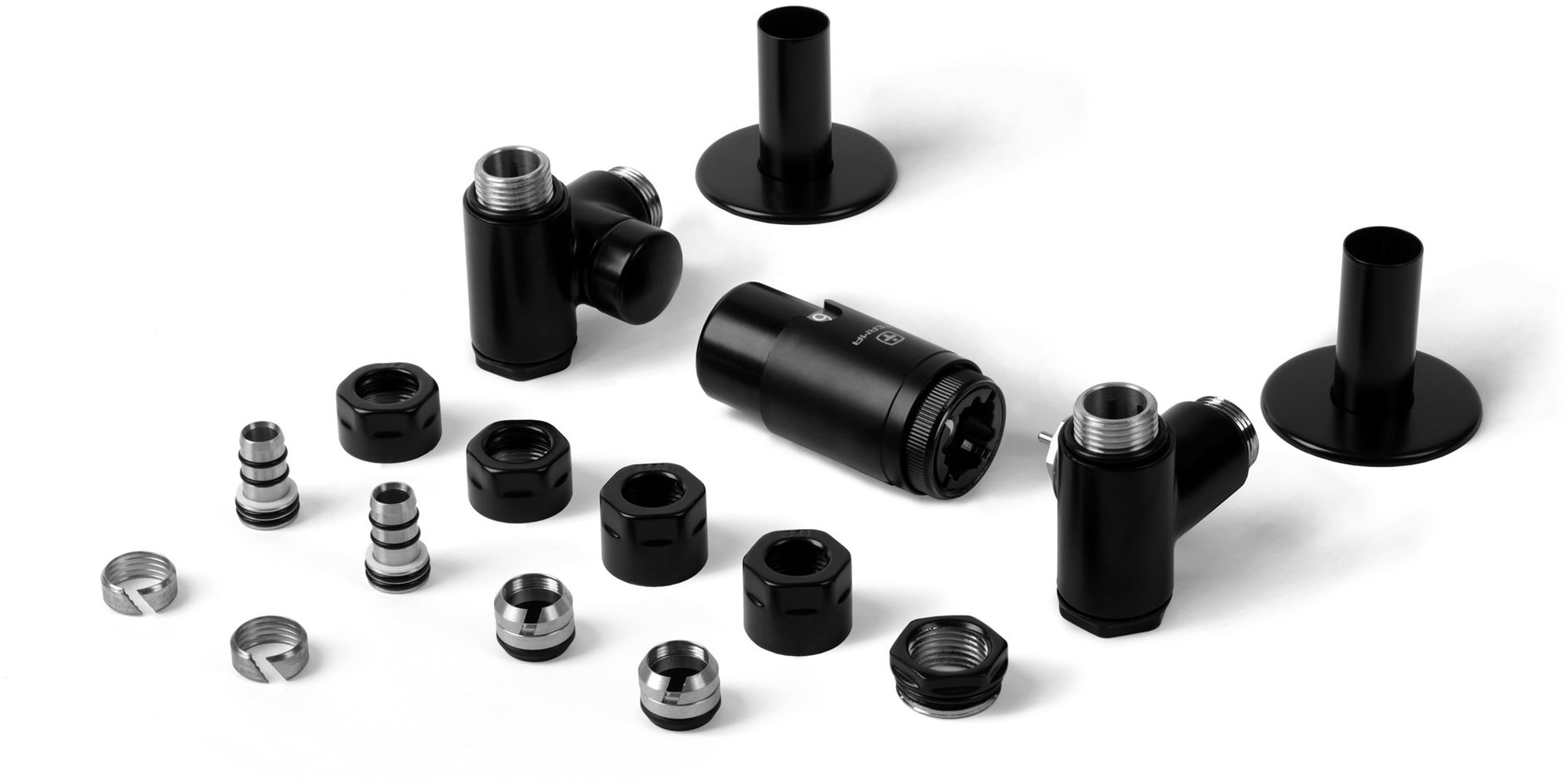 Darmowa Dostawa - Zestaw termostatyczny czarny Terma Integra All in One TGETINTELK9M5