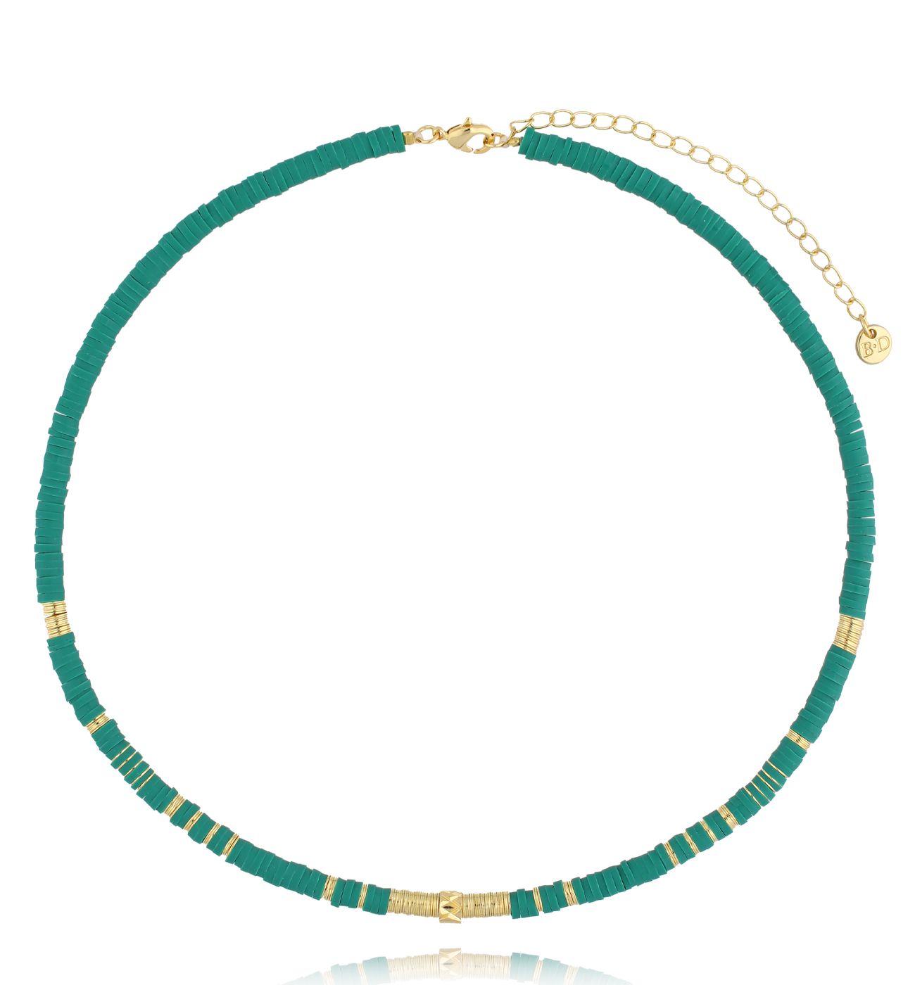 Naszyjnik zielony Bird - By Dziubeka