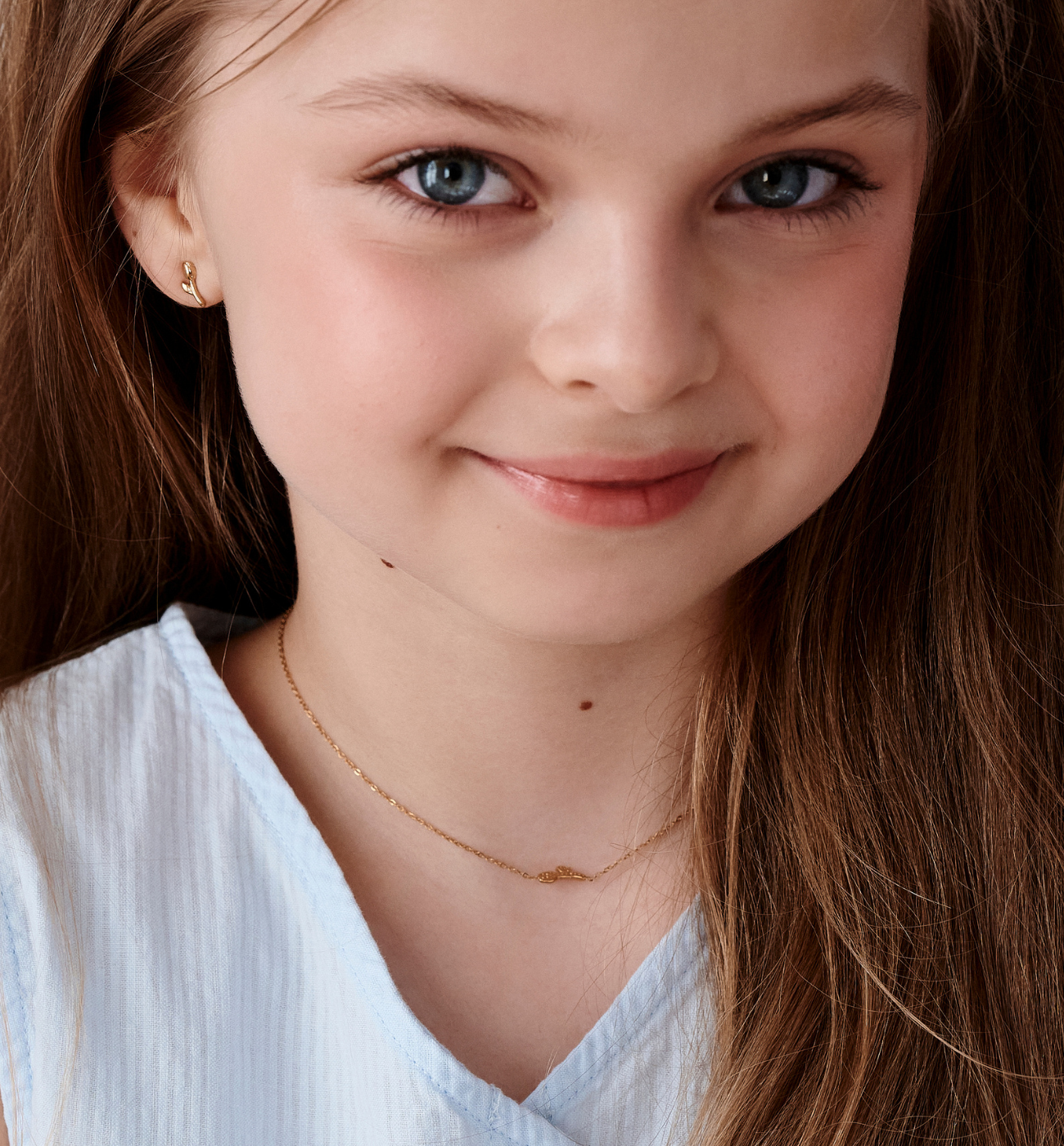 Zestaw biżuterii dla dziewczynki z tulipanem ZN0219 - By Dziubeka