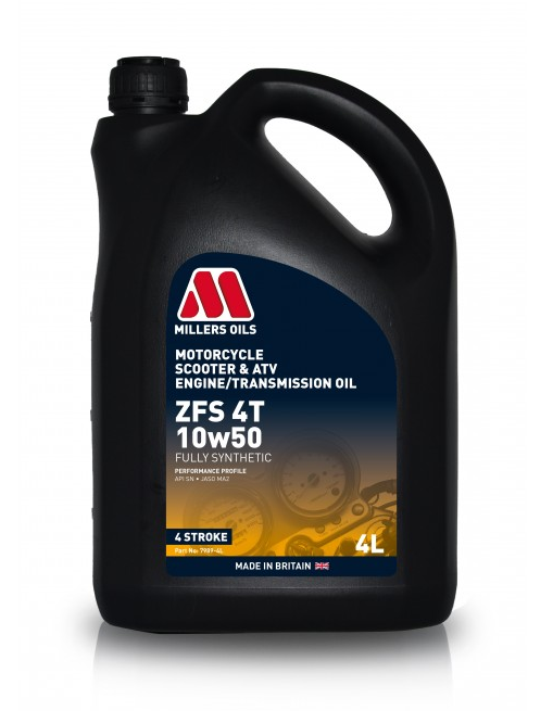 MILLERS ZFS 4T 10W50 100% SYNTETYK 4L - Petrostar