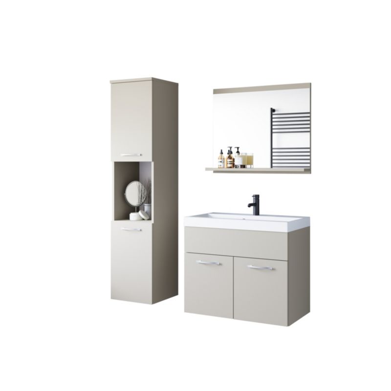 Zestaw mebli łazienkowych MINIO go for it MONTANA kaszmirowy beż, 1 kpl.