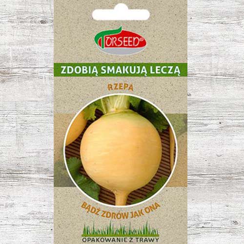 1 szt, Rzepa Golden Ball - Nasiona: Ilość w opakowaniu: 5 g